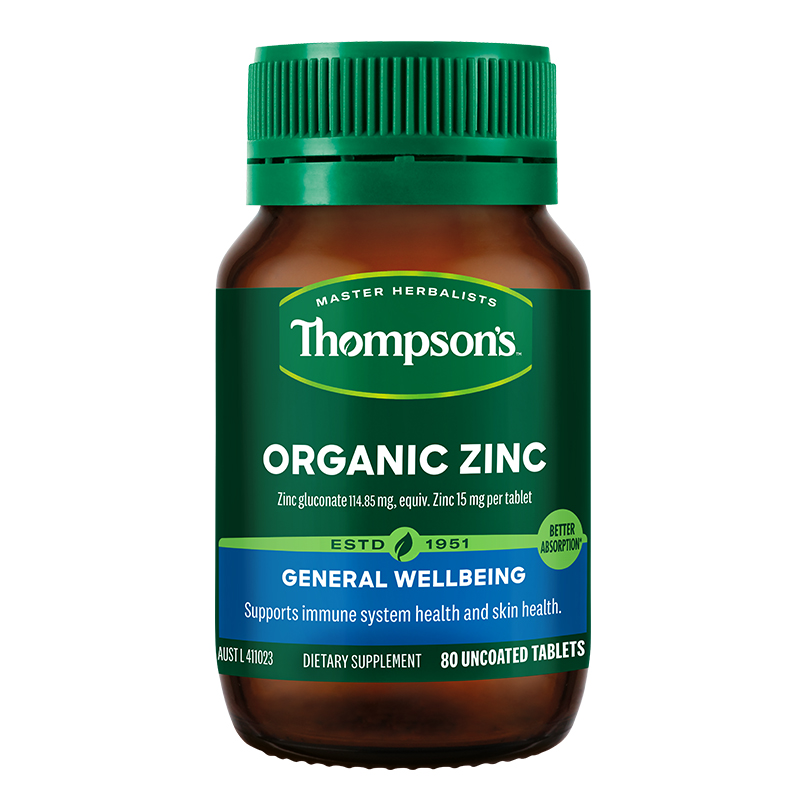 Thompson's汤普森补锌片80颗 - Unihealth优力康